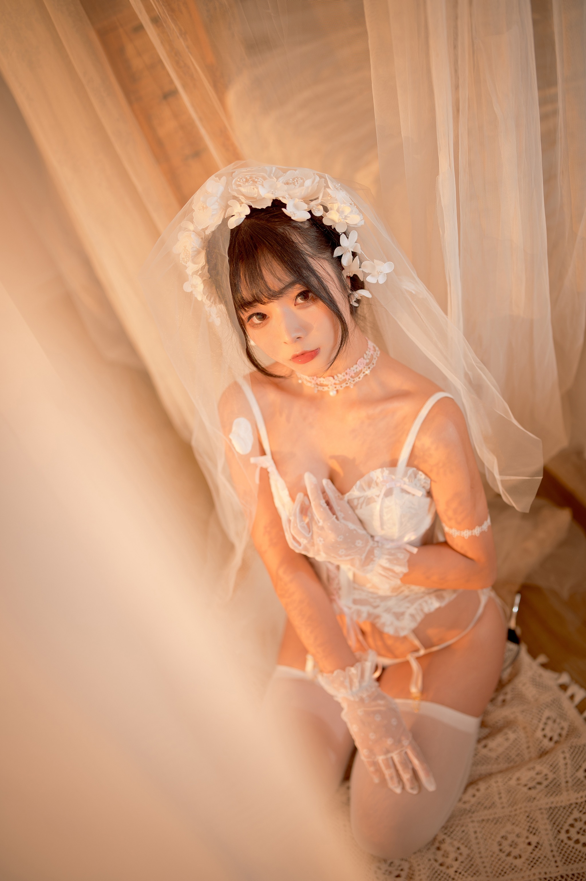 yuuhui玉汇 - NO.004 纯白花嫁 [60P]-XikXak